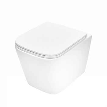 TECE 9700996 Унитаз подвесной TECEspring S  с крышкой микролифт  и смывом торнадо