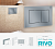 Панель смыва RIVO Touch line Хром матовый (matte CHROME)