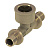 Тройник TECEflex, с внутренней резьбой 40 x Rp 1/2" x 40, латунь